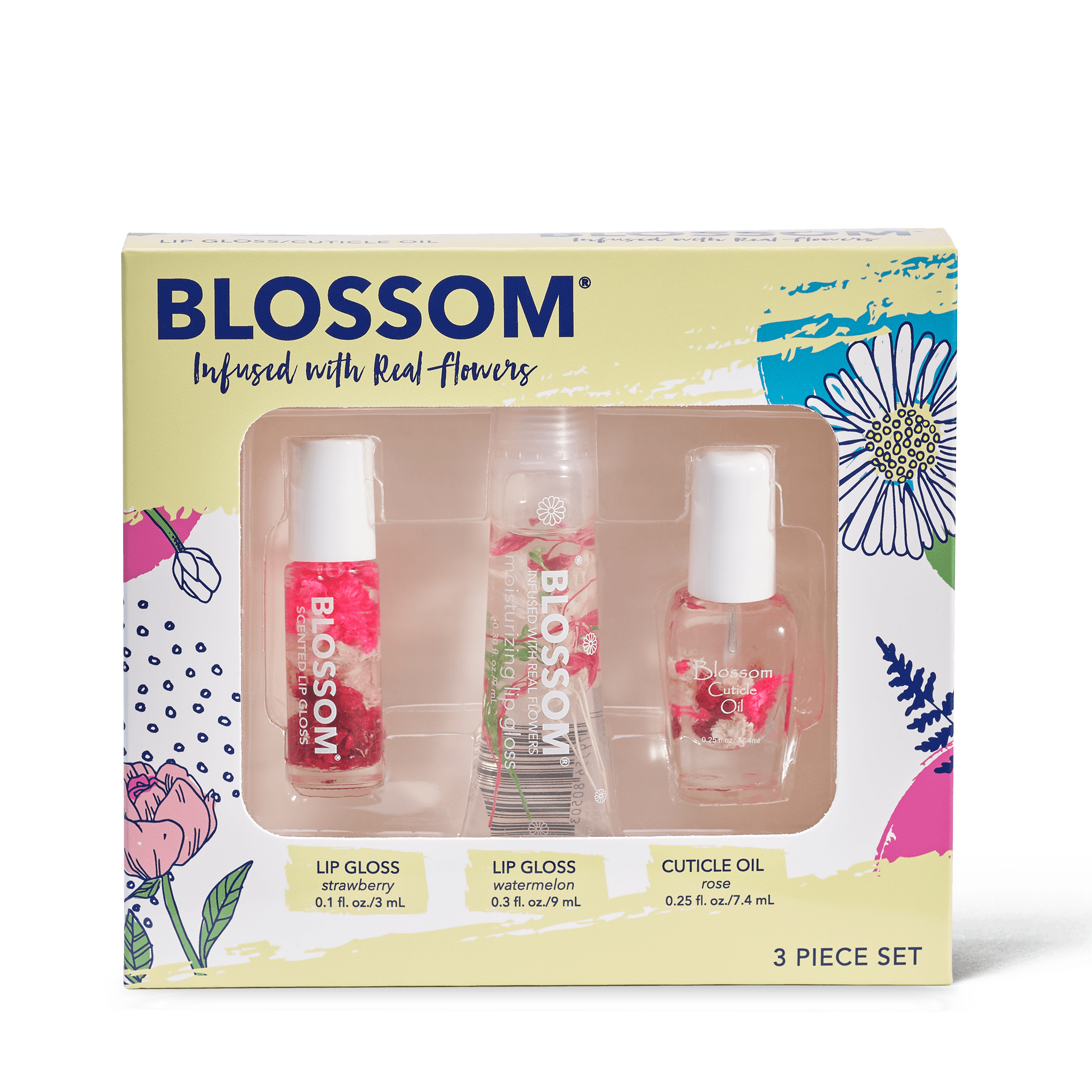 Blossom Roll on Rollerball Perfume Oil with Natural Ingredients + Essential  Oils, Infused with Real Flowers, Made in USA, 0.3 fl oz./9ml, 3 pack Mini